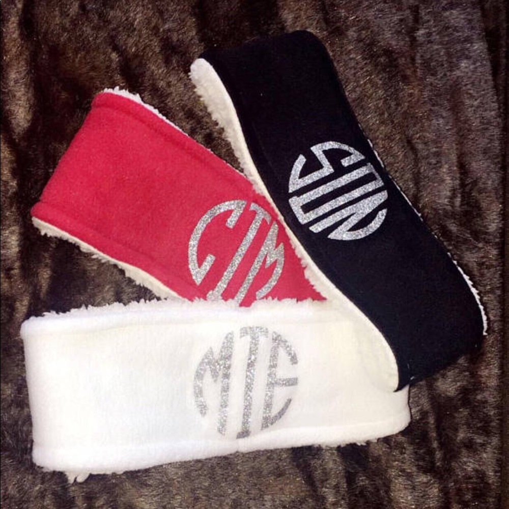 Ear warmers ...  will add monogram for you!